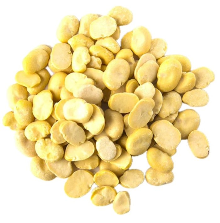 Crushed fava beans